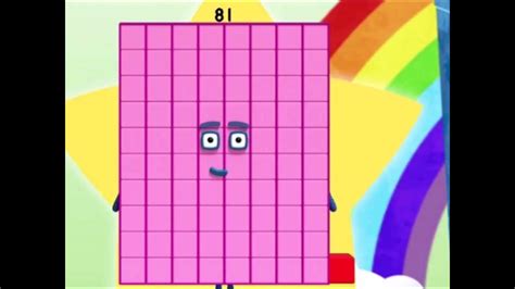 How Numberblock 32 81 Will Be Shaped Like In Ten And Ones Youtube