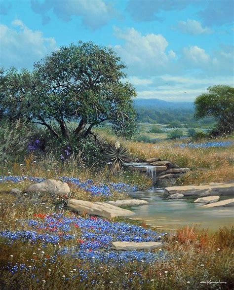 Hill Country By George Kovach Watercolor Landscape Paintings Nature