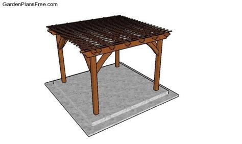 10x10 Pergola Plans Free Pdf Download Free Garden Plans How To