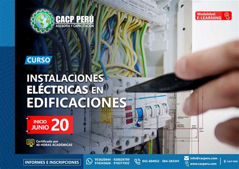 Cacp Perú Curso Instalaciones Eléctricas En Edificaciones 2020 1