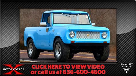 1965 International Harvester Scout 80 4x4 Sold Youtube