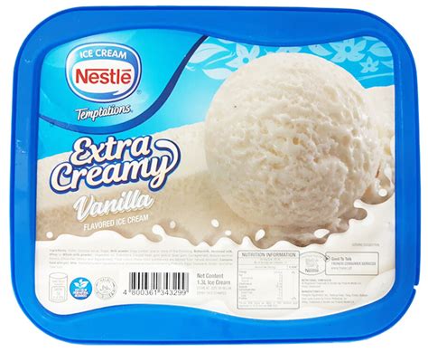 Nestlé Ice Cream Temptations Extra Creamy Vanilla 1 3L