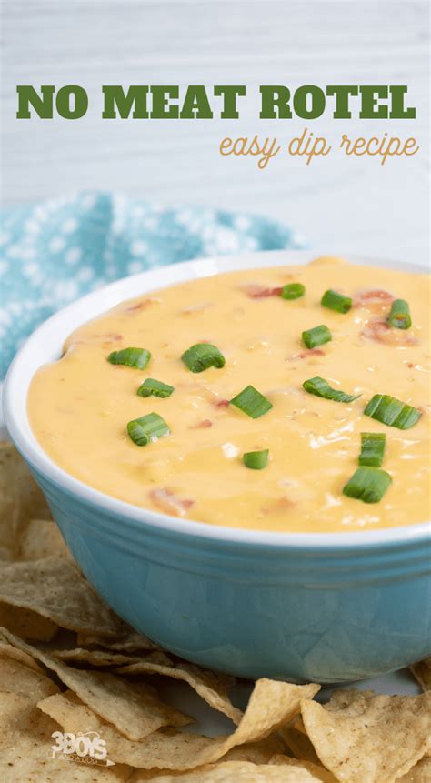 Easy Rotel Dip With No Meat Recipe