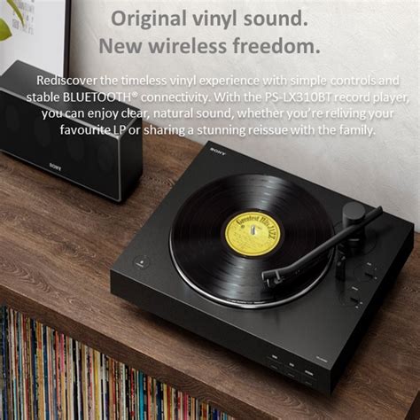 Sony Ps Lx310bt Turntable With Bluetooth Connectivity Fully Automatic