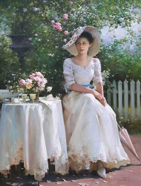 Southern Belle Woman Painting Romantic Paintings Beautiful Paintings