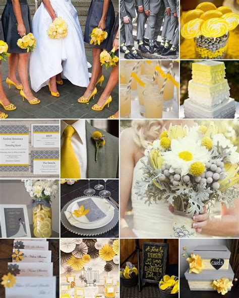 Grey And Yellow Weddings Yellow Wedding Theme Yellow Wedding