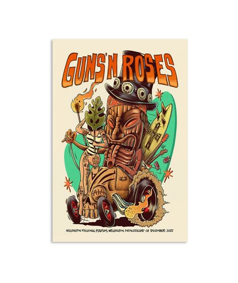 Guns N Roses Wellington Nz Poster Custom Prints Store T
