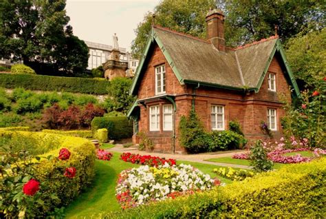 Amazing English Cottage Wallpaper On Home Garden Hd
