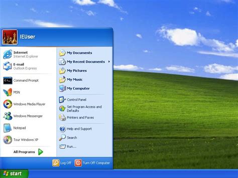 Windowsxpstartmenu Windowschimp