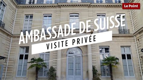 Visite privée de l ambassade de Suisse Vidéo Dailymotion