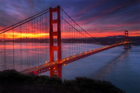 Golden Gate Bridge Bridge In San Francisco Thousand Wonders