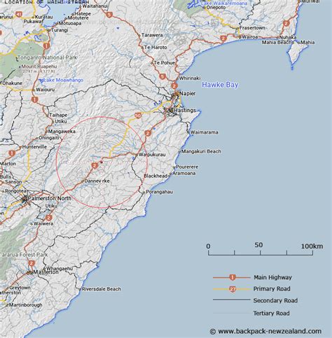 Where Is Waihi Stream Map New Zealand Maps