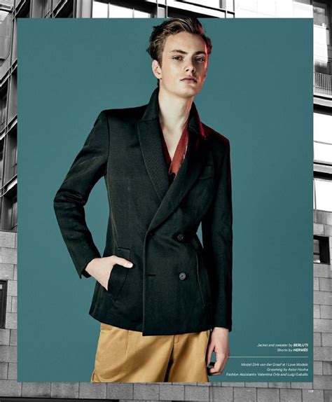 Dirk Van Der Graaf For Essential Homme By Adriano Russo