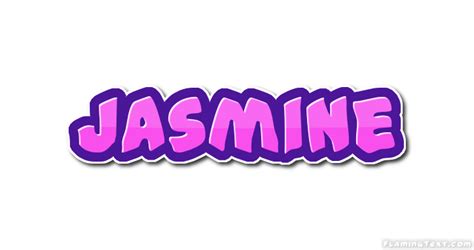 Jasmine Logo Free Name Design Tool From Flaming Text