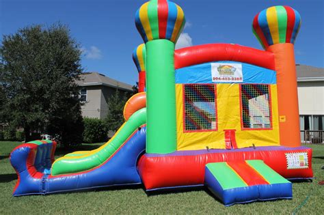 Jacksonville Balloon Adventure Combo Bounce House And Slide Rentals