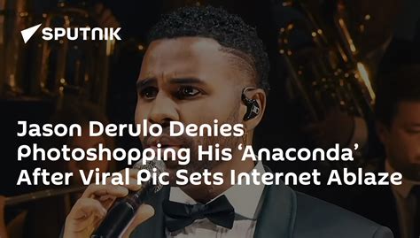 Jason Derulo Denies Photoshopping His ‘anaconda After Viral Pic Sets
