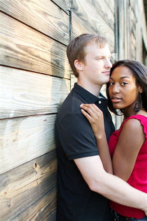 Real Interracial Engagement Pictures Black Women White Men
