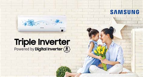 Factory fitted samsung standing air conditioner set of 2 tonnes. Samsung India launches Triple Inverter Technology powered ...