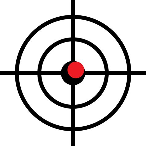 Target Svg Archery Transparent Shooting Target Png Clipart Full