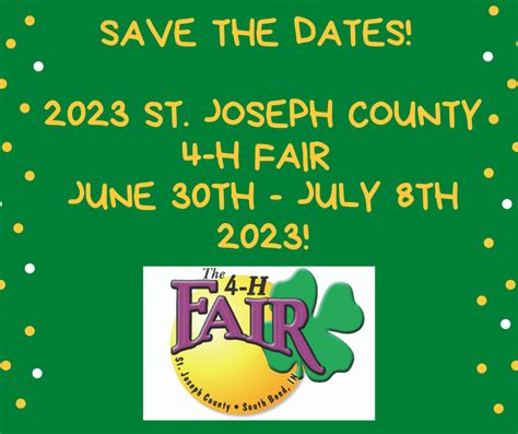 St Joseph County 4 H Fair 2023 South Bend In