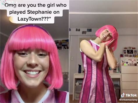 Stephanie From Lazytown Revealed Her Identity In A Tiktok Wearing Her Iconic Pink Wig And