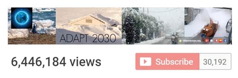 Adapt 2030 Mini Ice Age 2015 2035 Channel On Youtube Crossed 30000