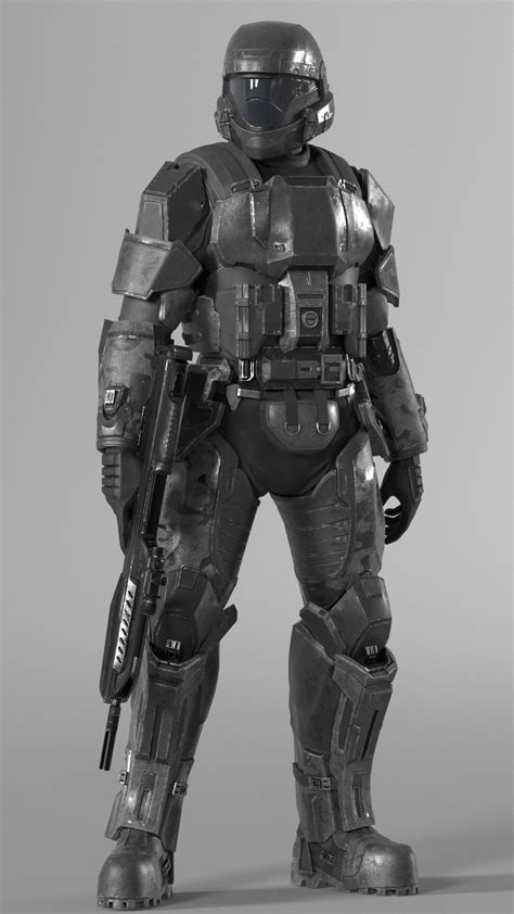 Hd Model Of Halo 3 Era Odst By Abimael Salazar Halo