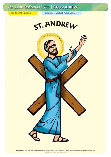 St Andrew Poster A3 Stp730