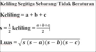Hal ini merupakan kontribusi besar dalam konsep bangun datar seperti untuk mencari panjang sisi & panjang sudut. Menghitung Keliling Dan Luas Segitiga dengan Ms Excel ...