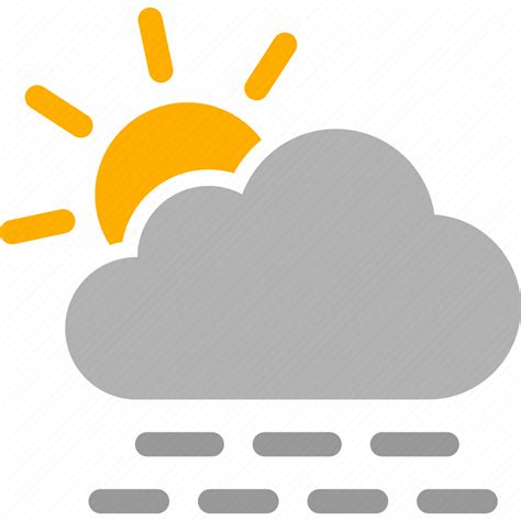 Fog Foggy Mist Misty Sun Sunny Weather Icon Download On Iconfinder