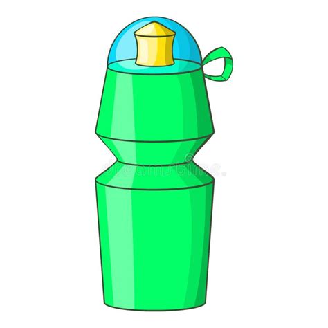 Sports Water Bottle Icon Cartoon Style Stock Vector Illustration Of
