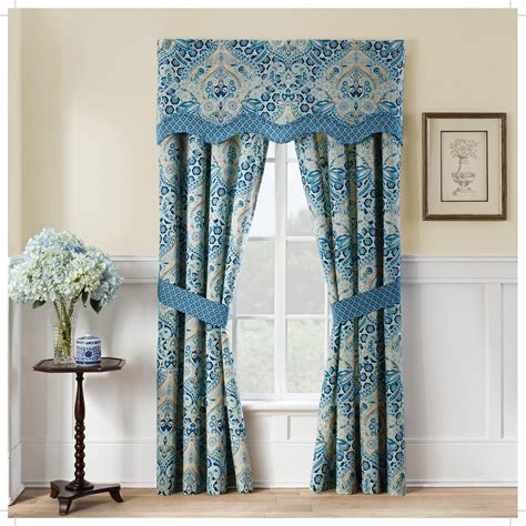 Waverly Moonlit Shadows Wave Window Curtain Valance & Reviews | Wayfair