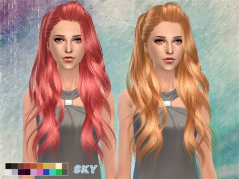 The Sims Resource Skysims Hair 262 • Sims 4 Downloads