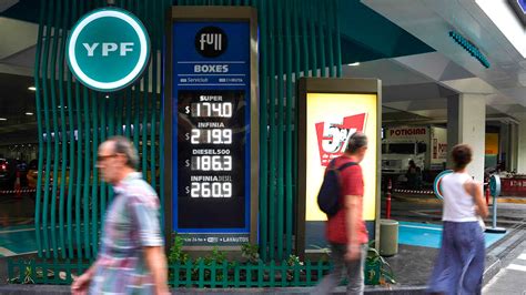Ypf Aumentó 38 El Precio De Sus Combustibles Desde Este Jueves Infobae