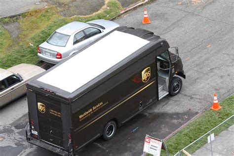 Your ups should come with software (or manufacturer will provide from website) which will allow execution of commands when a power out situation occurs. UPS Package Car from Above | 115758. I rode around in this ...