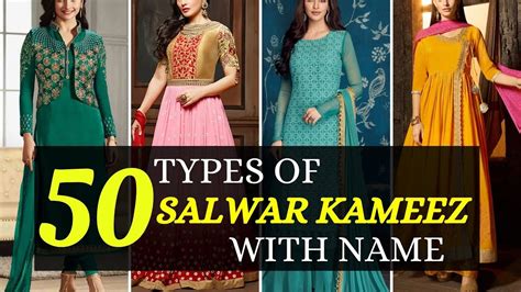 50 Different Types Of Salwar Kameez With Name Blossom Trends Youtube