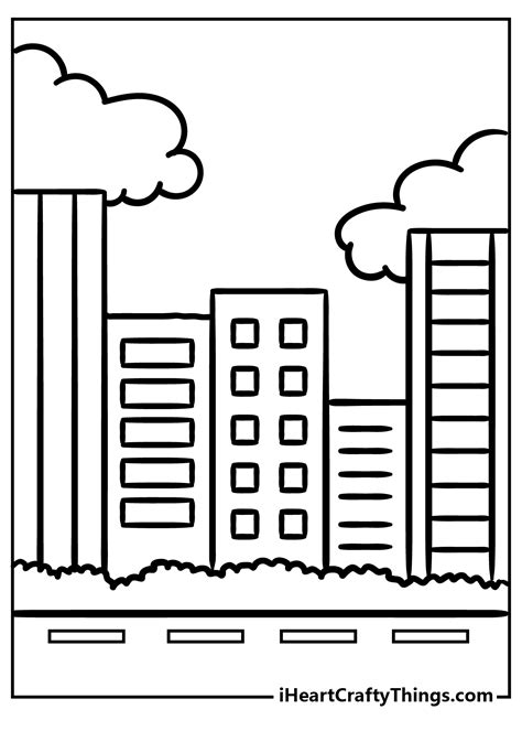 Twin Towers Coloring Page Home Design Ideas