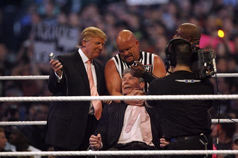 Never Forget That Donald Trump Once Shaved Vince Mcmahons Head And Is