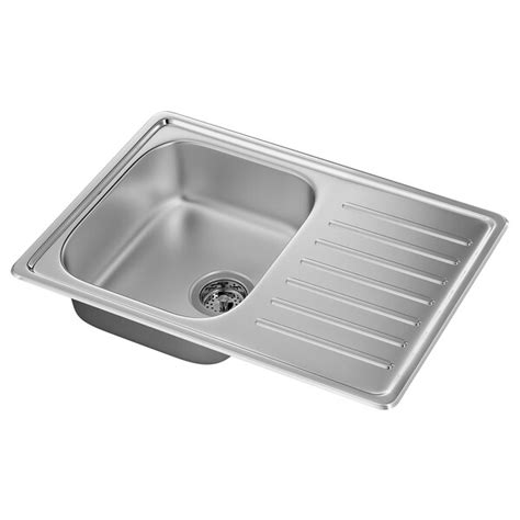 The kitchen is one of the most important parts in the house. FYNDIG Inset sink, 1 bowl with drainboard - stainless ...