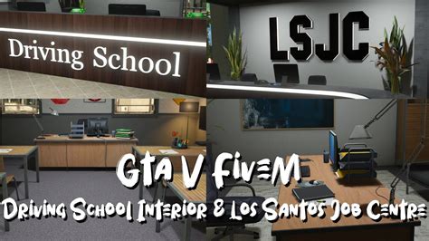 Gty V Fivem Mlo Los Santos Job Centre And Driving School Interior Youtube