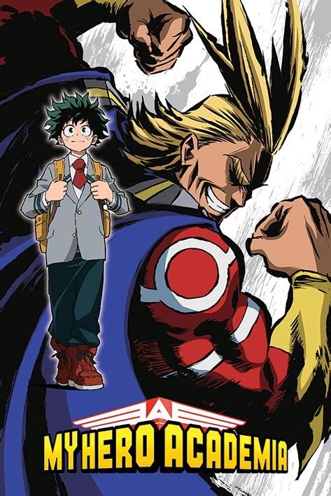 My Hero Academia All Might Flex Poster Sold At