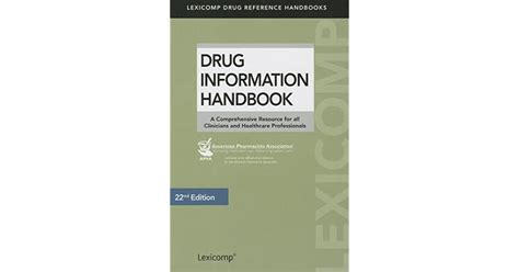 Drug Information Handbook By Lexi Comp