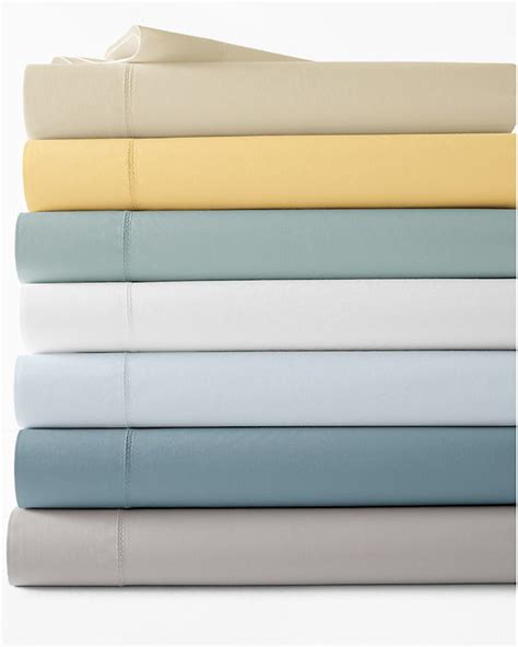 Hemstitched Supima Cotton Percale Sheets California King Extra Deep