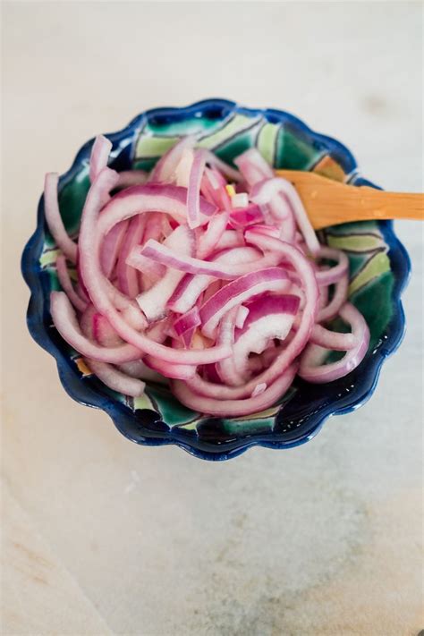 Mexican Pickled Onions Cebollas En Escabeche Recipe Pickled Red