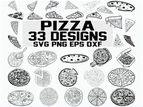 Pizza Svg Food Svg Pepperoni Svg Pizza Chef Svg Pizza Making