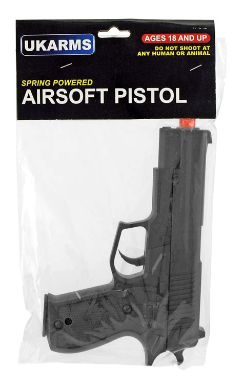 Uk Arms P2220 Spring Powered Replica Airsoft Handgun Black