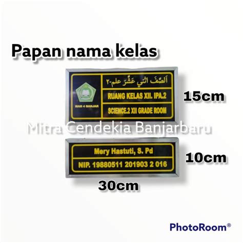 Jual Papan Nama Gantung Ruang Kelas Shopee Indonesia