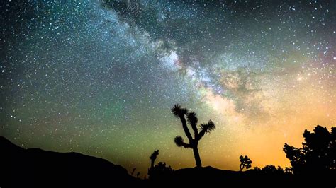 Joshua Tree National Park Milky Way Time Lapse Youtube
