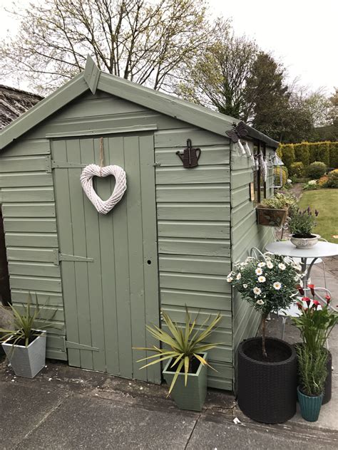 Painting My Shed This Colour Painted Garden Sheds Cottage Garden