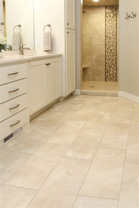 Cream Bathroom Floor Tiles Flooring Ideas